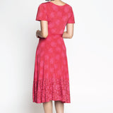 Gabrielle Reversible Dress in sweet nothings pink