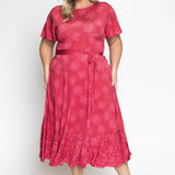 Gabrielle Reversible Dress in sweet nothings pink