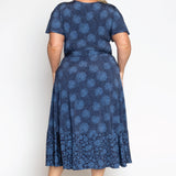 Gabrielle Reversible Dress in sweet nothings blue
