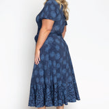 Gabrielle Reversible Dress in sweet nothings blue