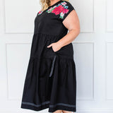 PRE-ORDER Gion Dress in black