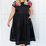 PRE-ORDER Gion Dress in black