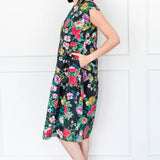 Gion Dress in kasumi black