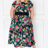 Gion Dress in kasumi black