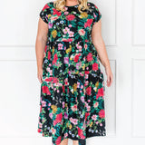 Gion Dress in kasumi black