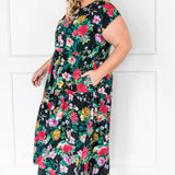 Gion Dress in kasumi black