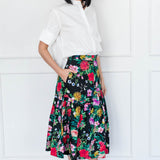 Gion Skirt in kasumi black