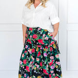 Gion Skirt in kasumi black