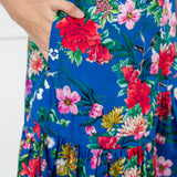 Gion Skirt in kasumi cobalt
