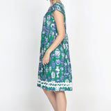 Holiday Dress in a moment in time green