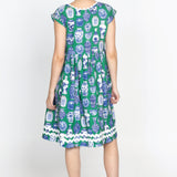 Holiday Dress in a moment in time green