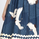 Holiday Dress in poetry in motion denim