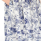 Best-selling Holiday Dress by Maiocchi, featuring exclusive Ivory swoon print.
