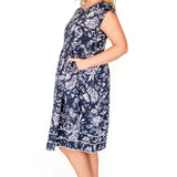 Holiday Dress in navy swoon