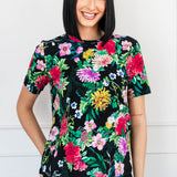 Holiday Tee in kasumi black