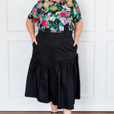 Holiday Tee in kasumi black