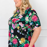 Holiday Tee in kasumi black