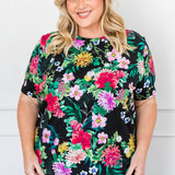 Holiday Tee in kasumi black