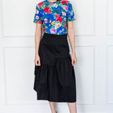 Holiday Tee in kasumi cobalt