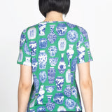 Holiday Tee in a moment in time green