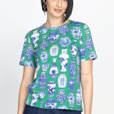 Holiday Tee in a moment in time green