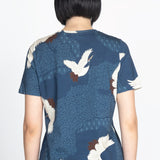 Holiday Tee in poetry in motion denim