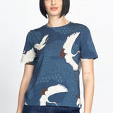 Holiday Tee in poetry in motion denim