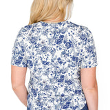 Holiday Tee in ivory swoon