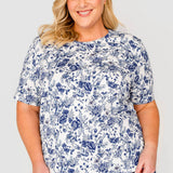 Holiday Tee in ivory swoon