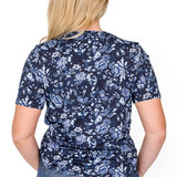 Holiday Tee in navy swoon
