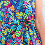 Holly Dress in wide blue yonder