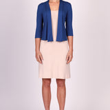 Bella Bamboo Cardie 3/4 sleeve in blue