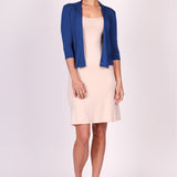 Bella Bamboo Cardie 3/4 sleeve in blue
