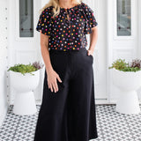 Jane Culotte in broderie black