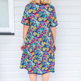 Kate Dress in wide blue yonder