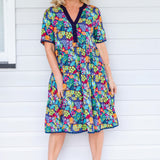 Kate Dress in wide blue yonder