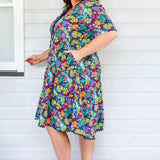 Kate Dress in wide blue yonder