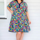 Kate Dress in wide blue yonder