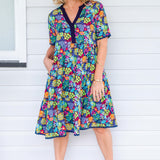 Kate Dress in wide blue yonder