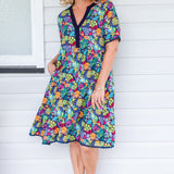 Kate Dress in wide blue yonder