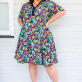 Kate Dress in wide blue yonder