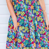 Kate Dress in wide blue yonder
