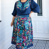 Kellie Top in truly madly navy