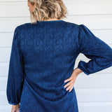 Kellie Top in truly madly navy