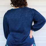 Kellie Top in truly madly navy