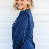 Kellie Top in truly madly navy