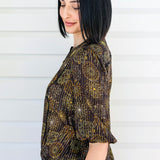 Kellie Top in starstruck black