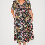 Laverne Dress in aussie blooms