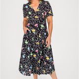 Laverne Dress in ballerina black