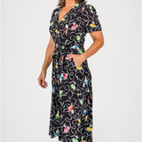 Laverne Dress in ballerina black